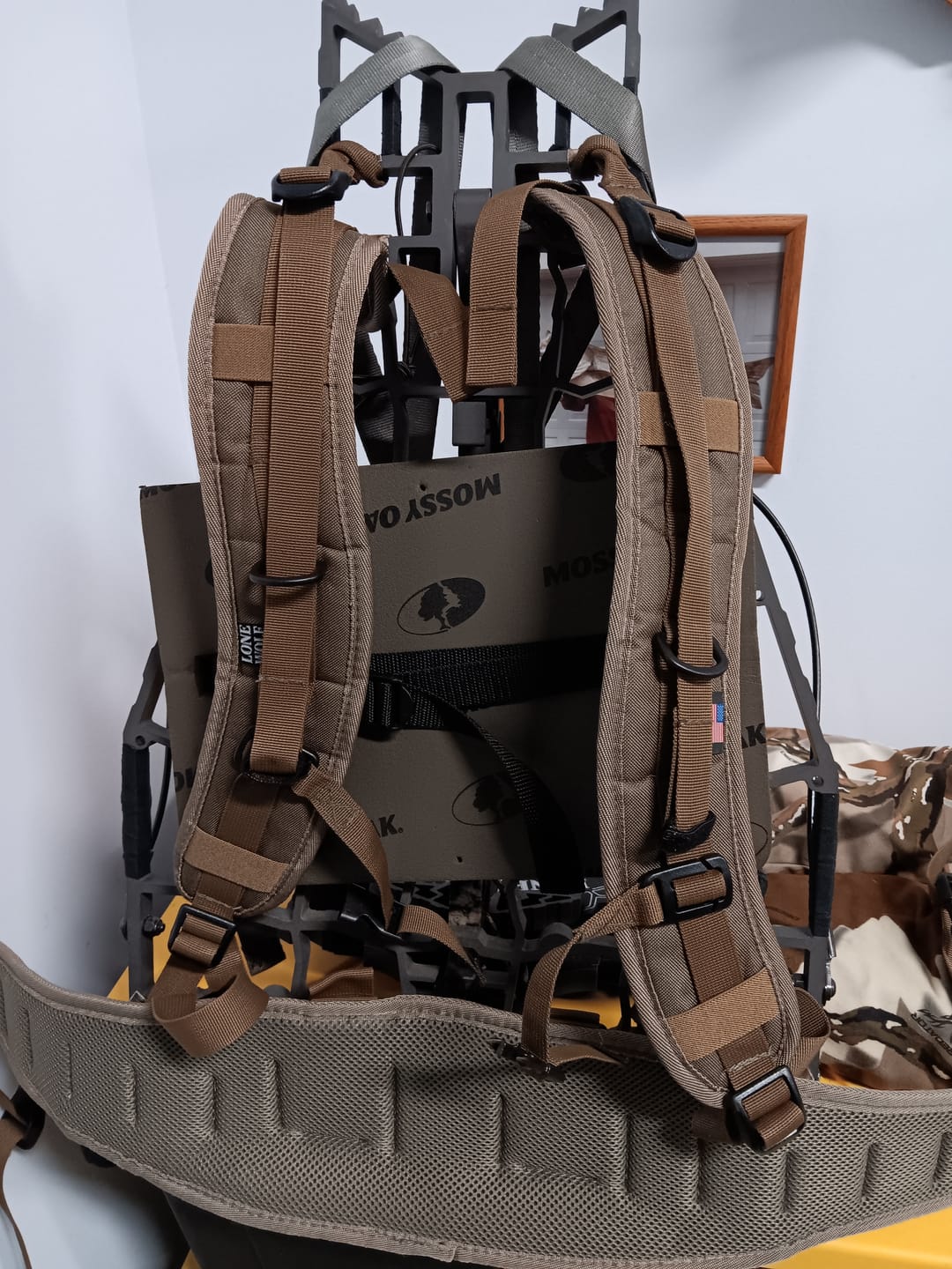 Customer photo review of Treestand Backpack Carrying Straps