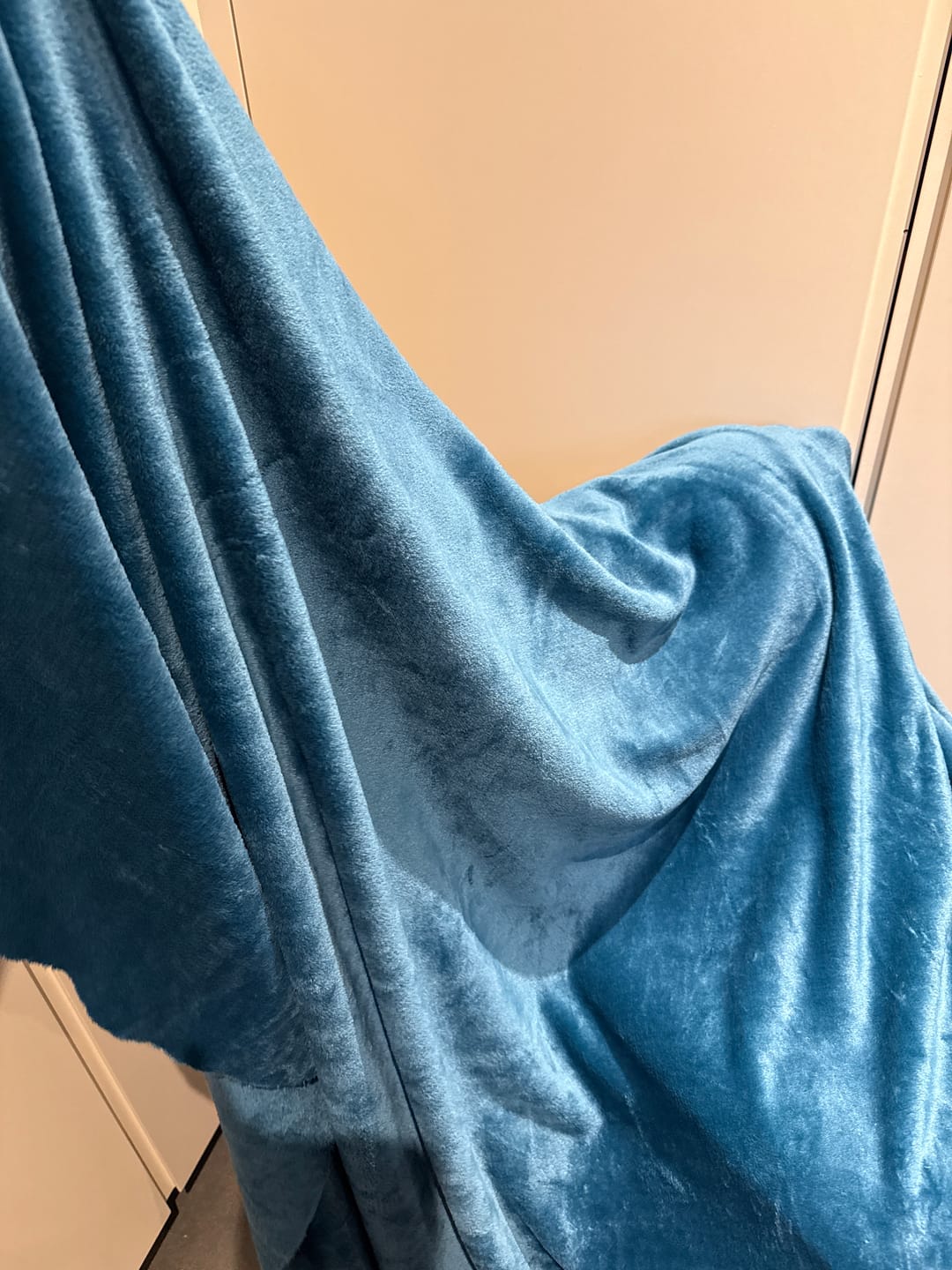 Customer photo review of Plain Cuddle Fleece Fabric