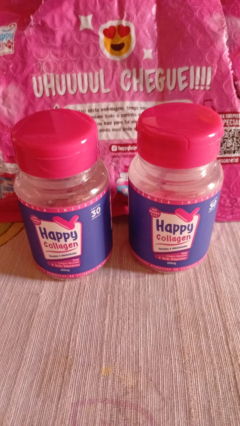 Customer photo review of Happy Collagen 2 Potes