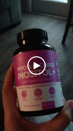 Customer video review of Inositol+ Capsules - Hormone Balance & Healthy Ovarian Support for Women