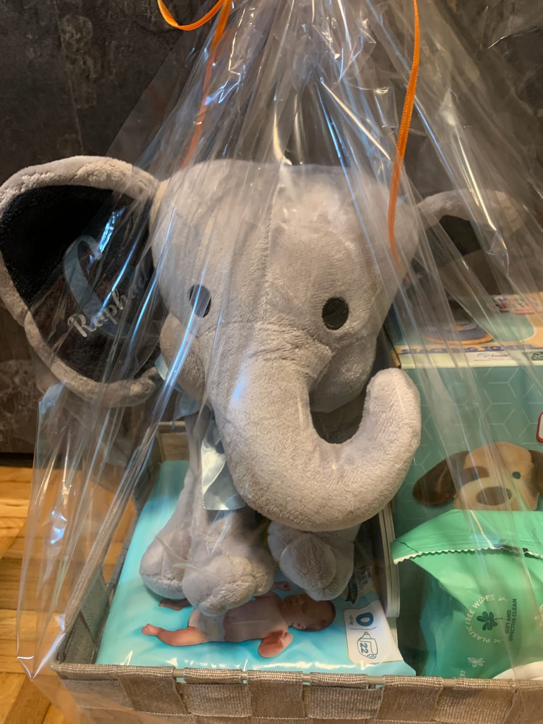 Customer photo review of Zur Geburt - Baby-Stofftier