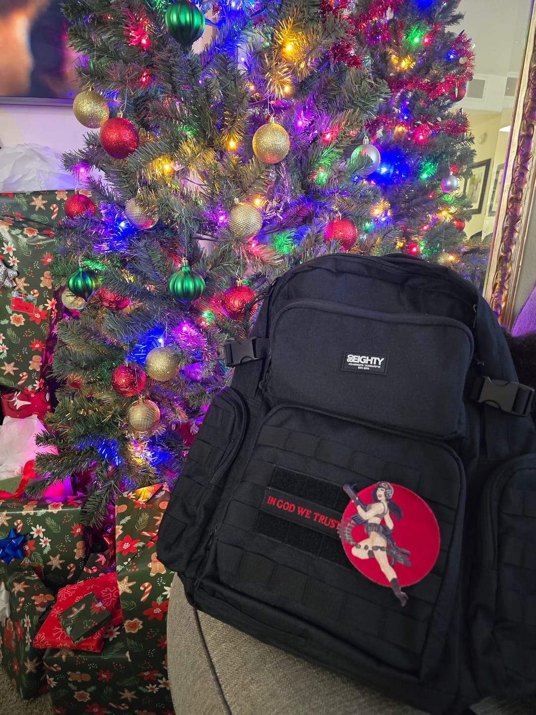 Customer photo review of 80Eighty® Commando Raven Backpack