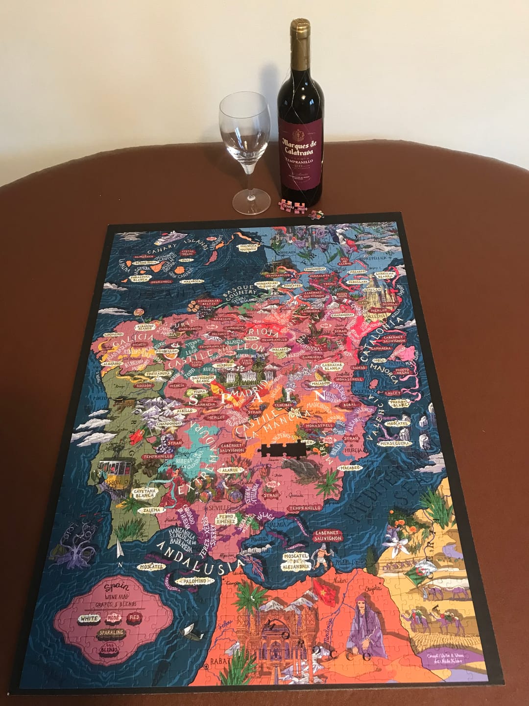 Customer photo review of Spain Wine Puzzle