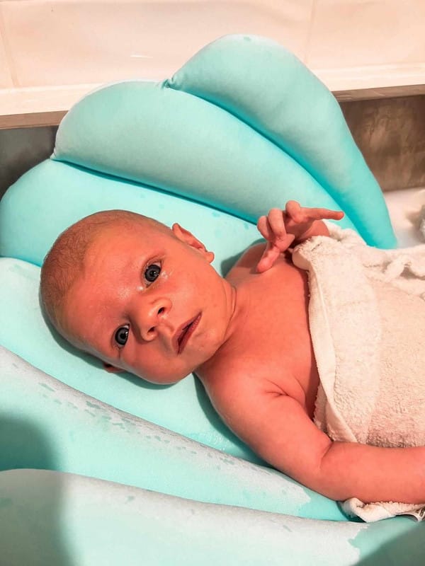 Customer photo review of Bleue Bebe's Sink Bather