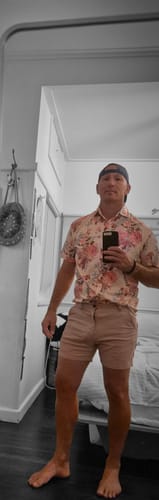 Customer photo review of Ultra-Stretch 5" Chino Shorts - Dusk