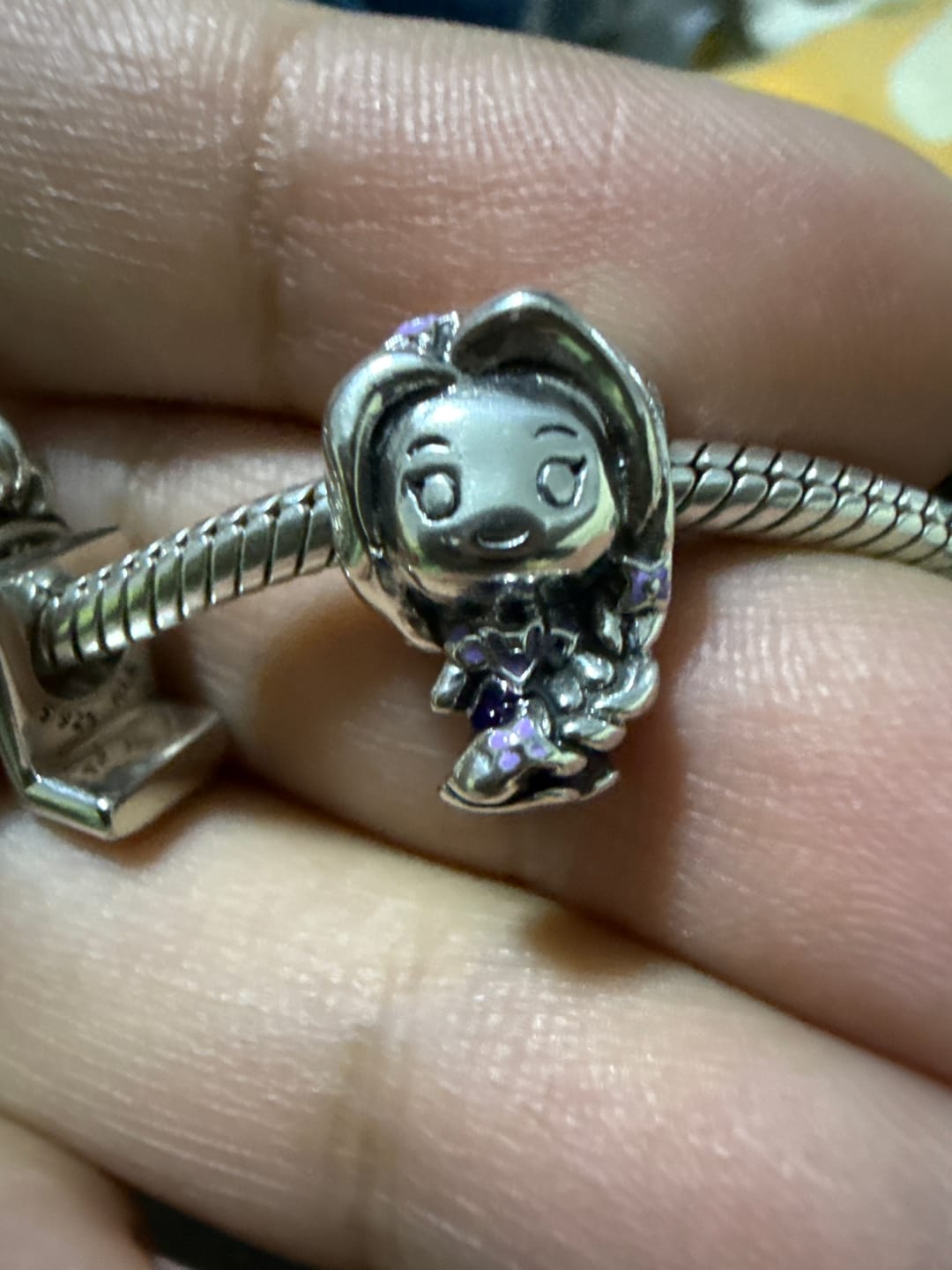 Customer photo review of Rapunzel Charm Plata S925