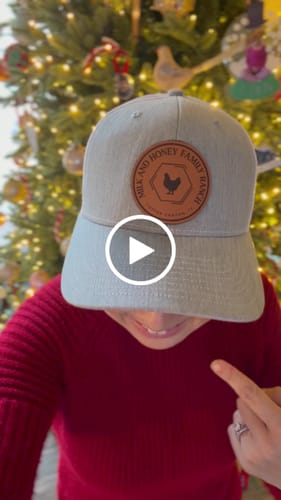 Customer video review of Premium Custom Leather Patch Hats (Wholesale)