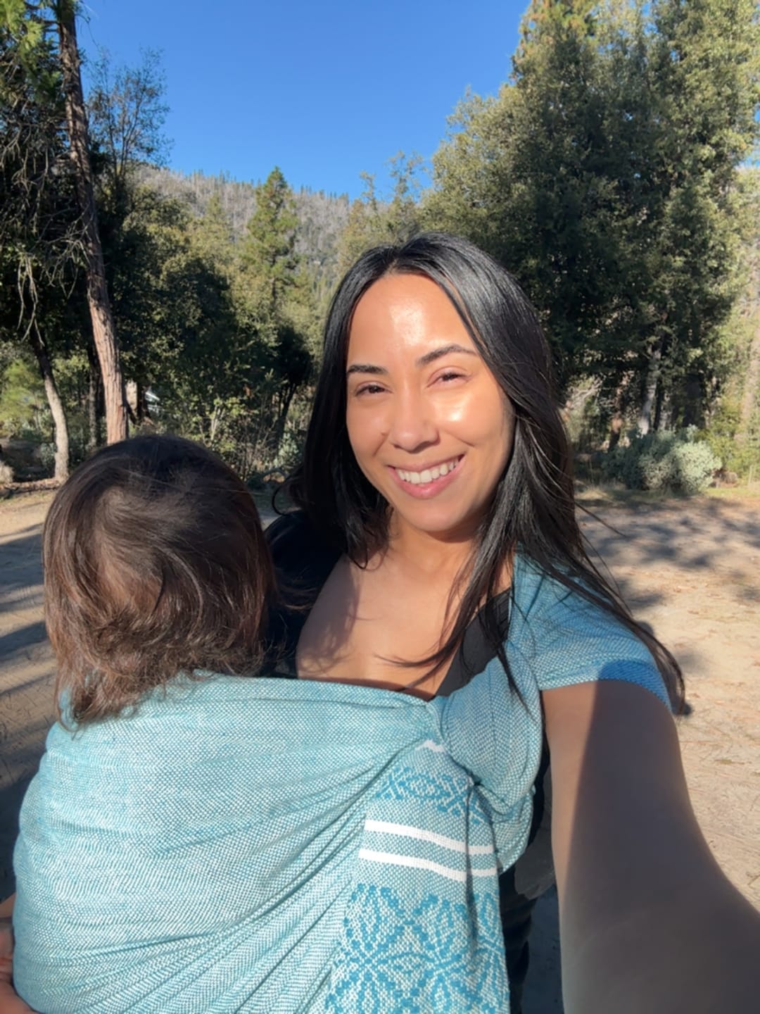 Customer photo review of BORN IN WATER REBOZO