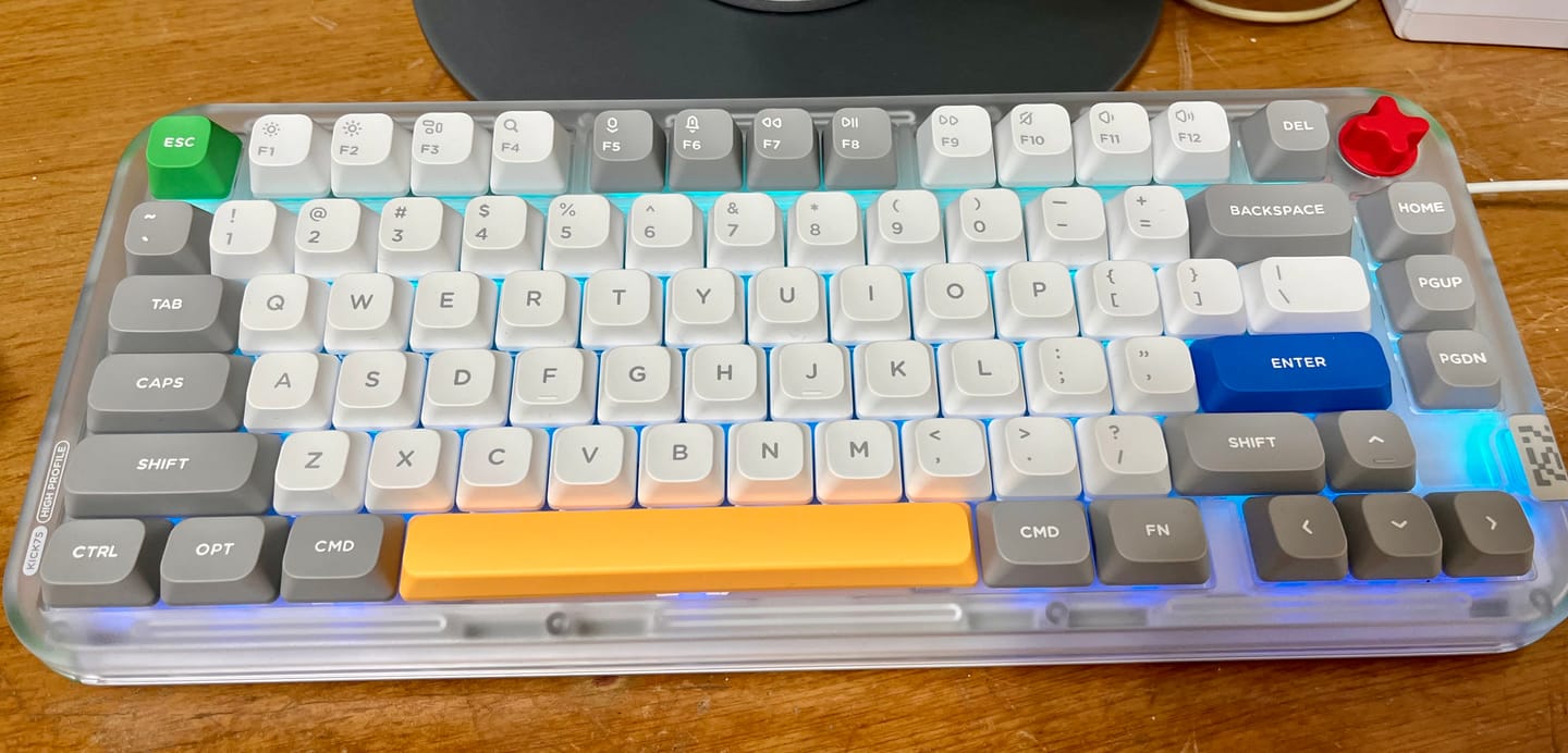 Customer photo review of NuPhy Kick75 三模高矮切換機械鍵盤