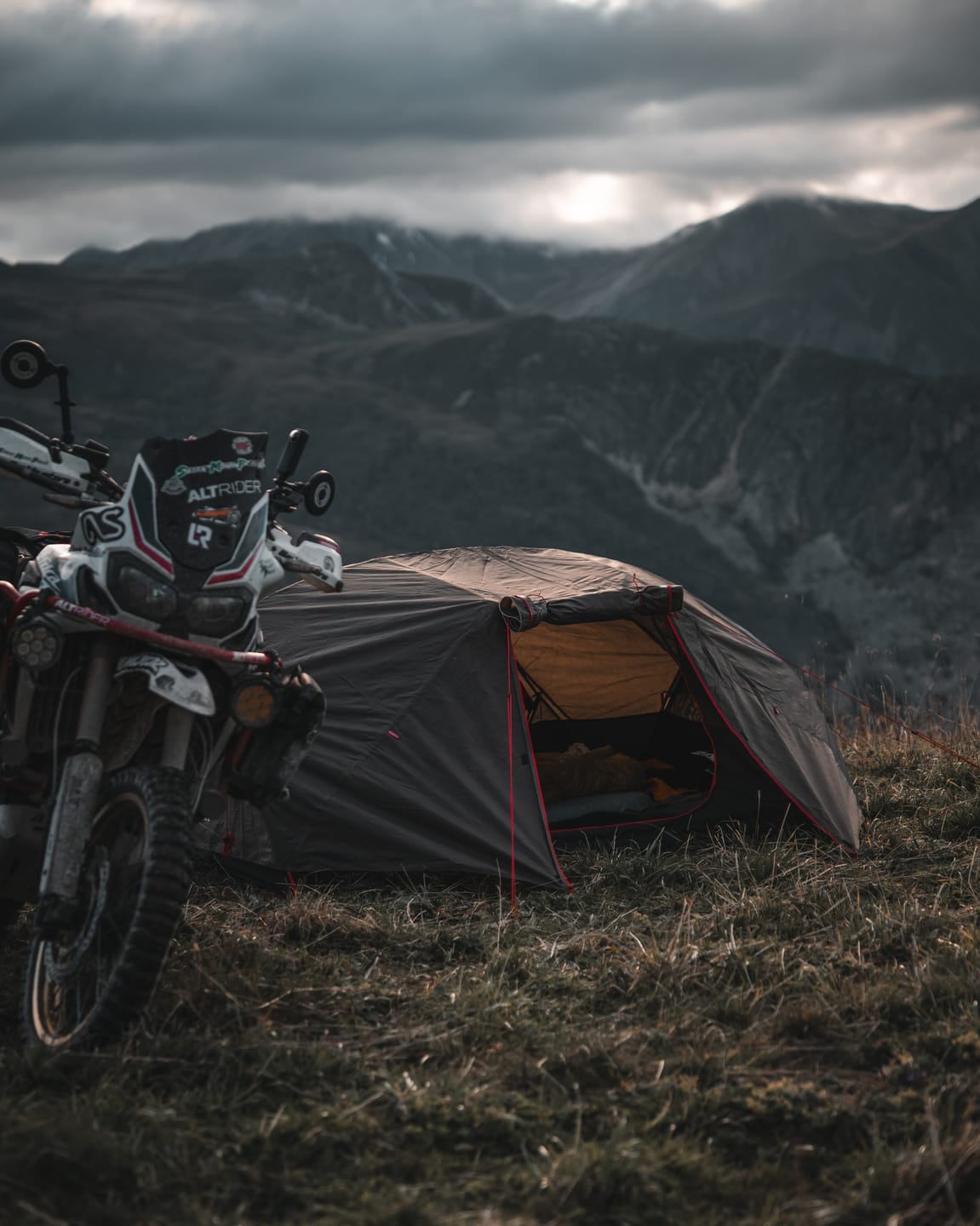 Customer photo review of ADVTent - Adventure Motorcycle Tent