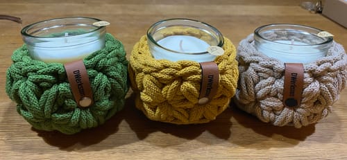 Customer photo review of Personalisierte Labels mit Chicago Screws - Kunstleder-Label mit Schrauben