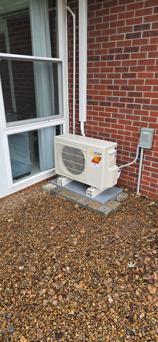 Customer photo review of Mini-Split AC Cover - Black