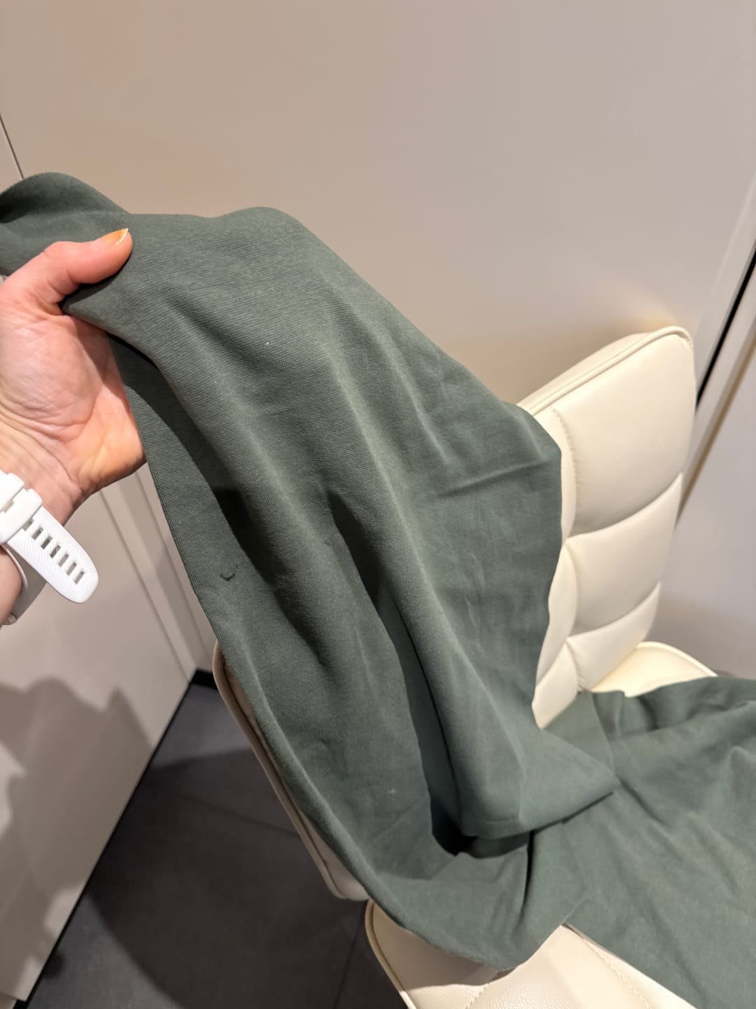 Customer photo review of Smooth Tubular Cuffing Fabric