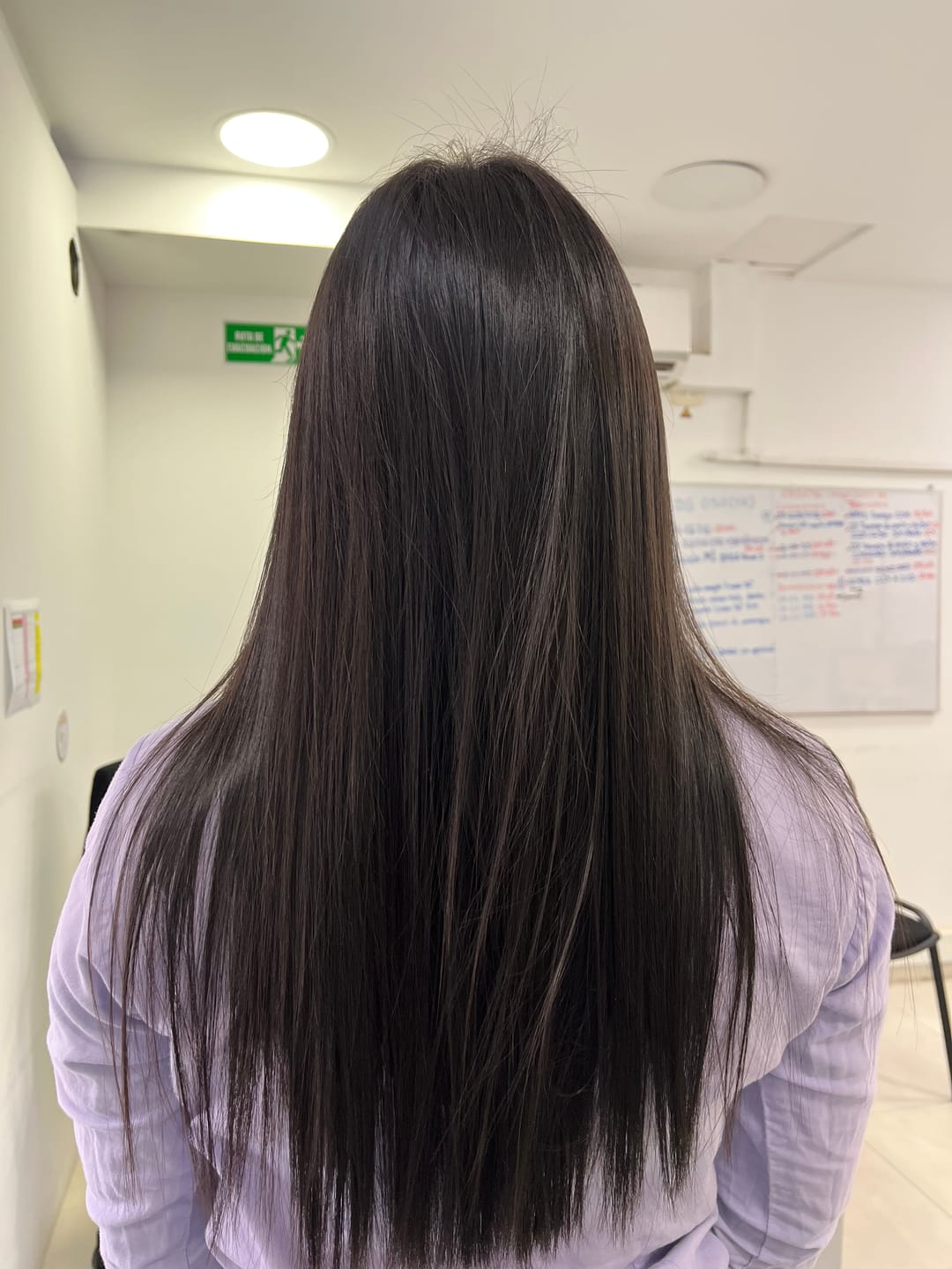 Customer photo review of 🥰 Reparador Total 2 en pasos+ Polimero+ Shampoo crecimiento