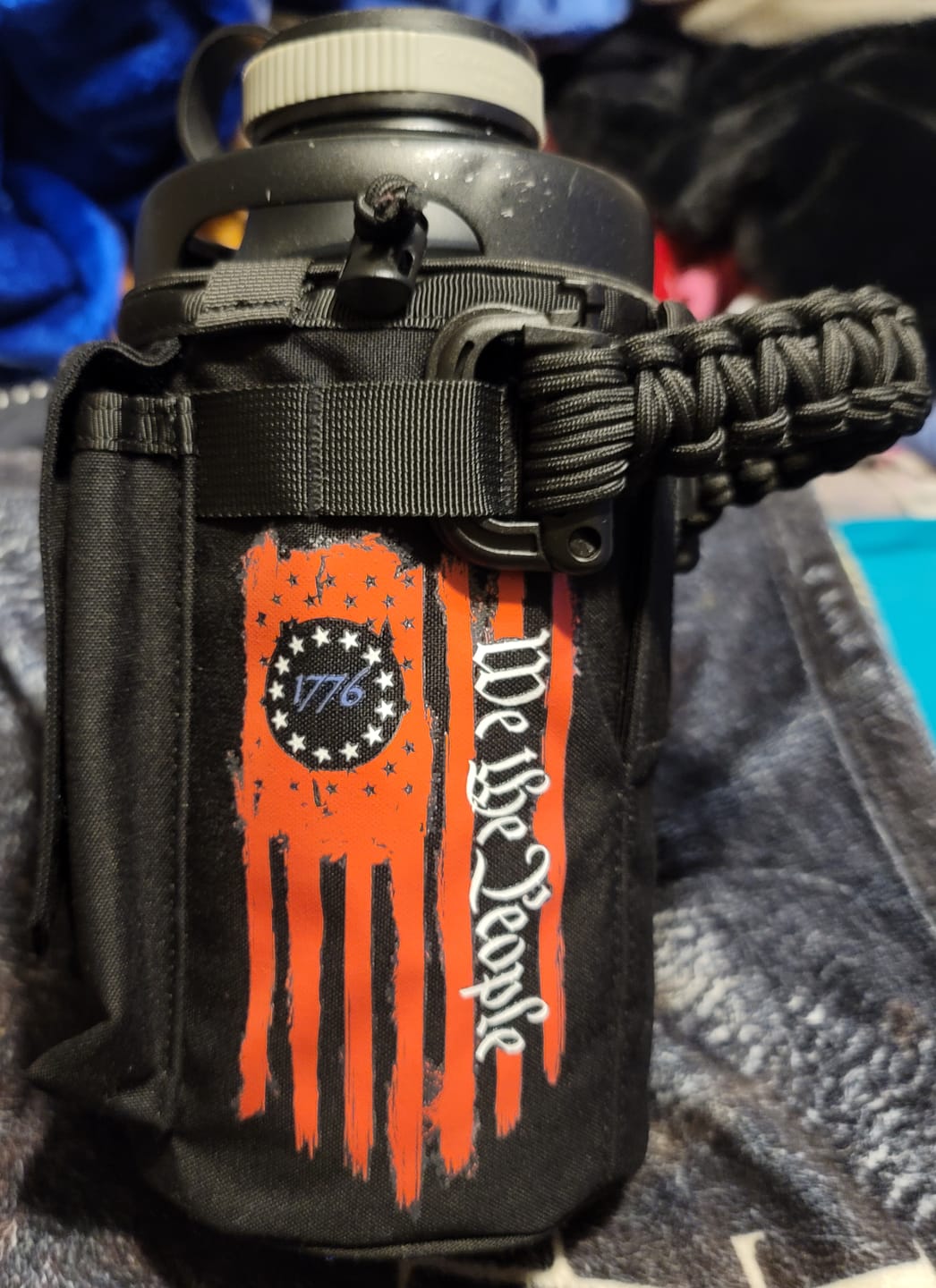 Customer photo review of Battle Bottle Sleeves - 64oz