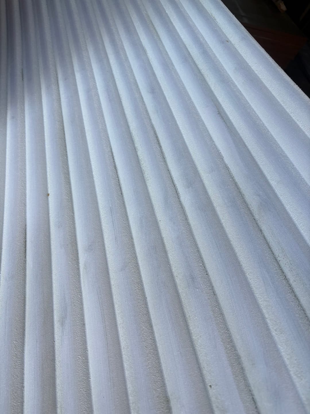 Customer photo review of Paintable MDF Wall Panel 240cm x 60cm