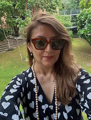 Customer photo review of Lover Black Modal Maxi Dress