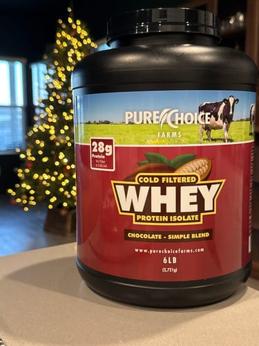 Customer photo review of Whey Protein Isolate Chocolate
