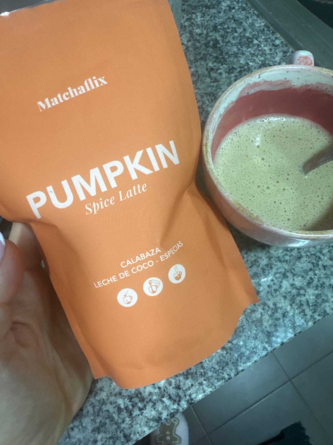 Customer photo review of Pumpkin Spice Latte