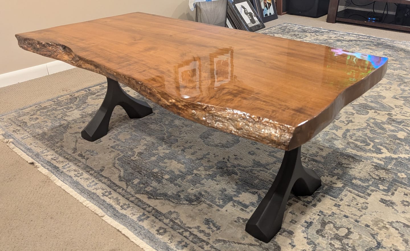 Customer photo review of Coffee Table Legs 120 Xavier 16.1" H Metal X-shaped Furniture