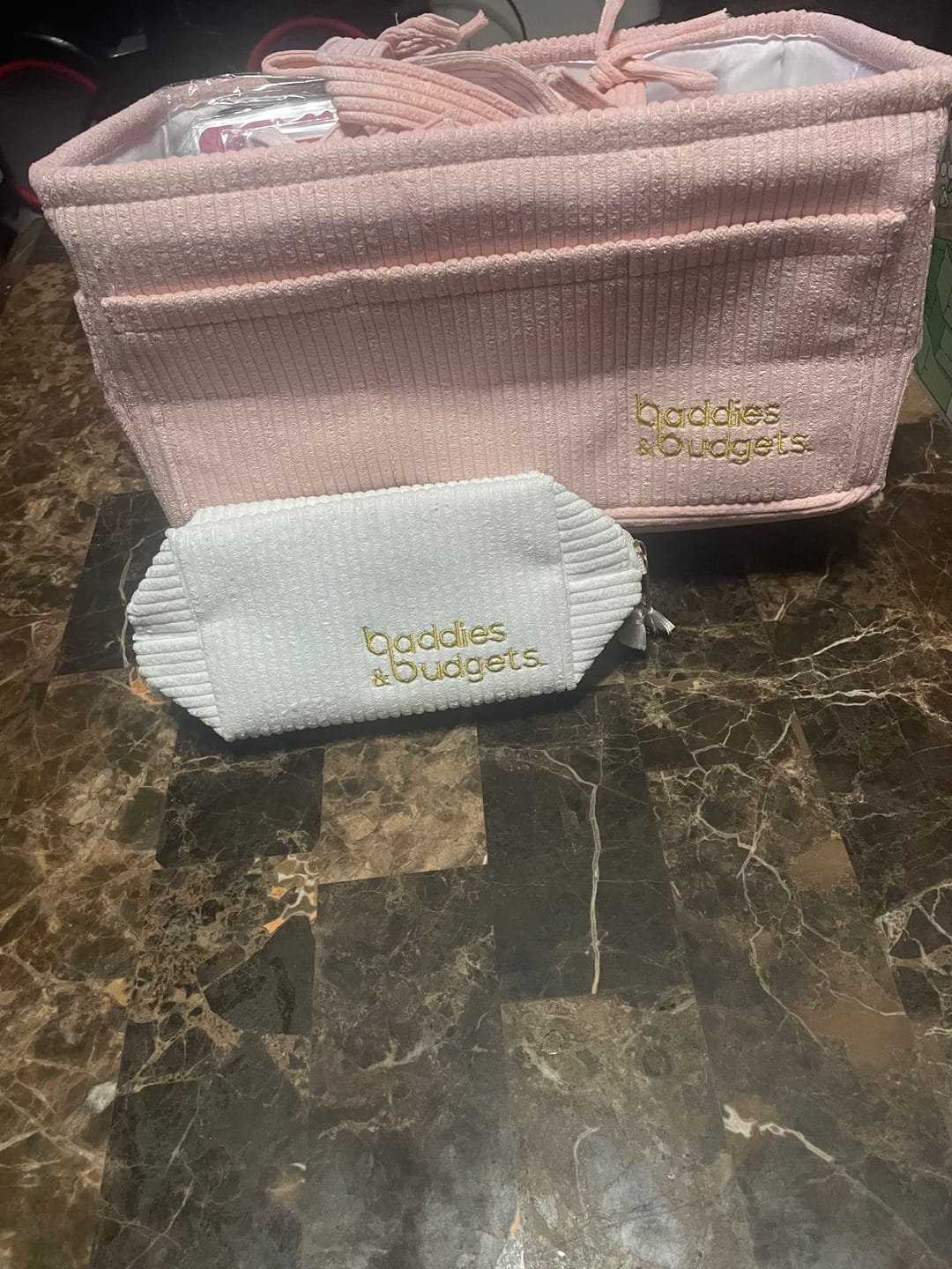 Customer photo review of Binder Caddy