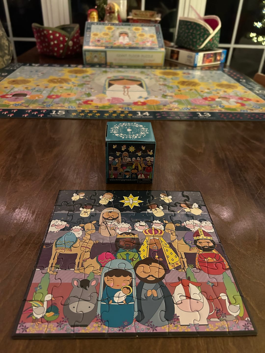 Customer photo review of The Nativity Mini Puzzle
