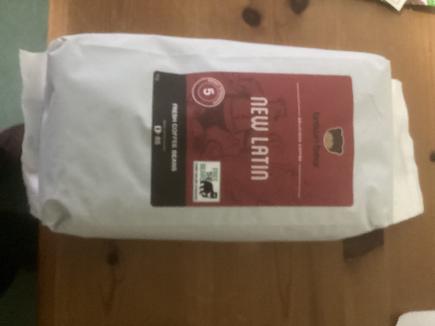 Customer photo review of Strong Dark Roast Coffee - New Latin - Strength 5