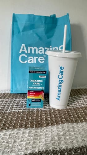 Customer photo review of Pack 4x Electrolitos Mix Sabores + Vaso Regalo