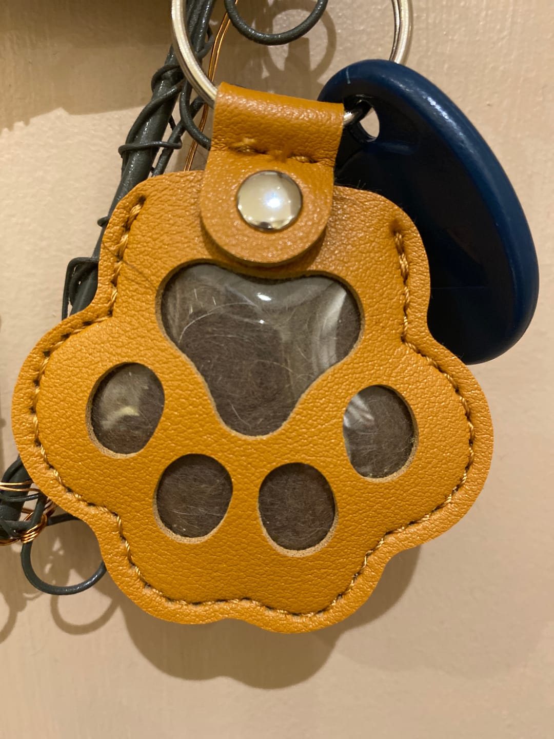 Customer photo review of FurEver With You – Pet Hair Keepsake Keyring
