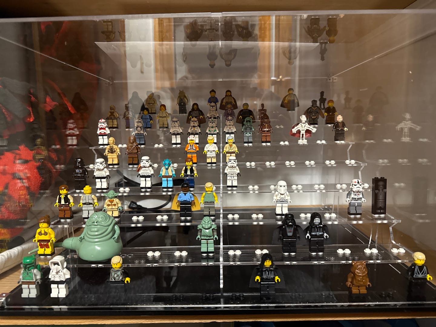 Customer photo review of Display Case / Stand for LEGO® 112 Minifigures