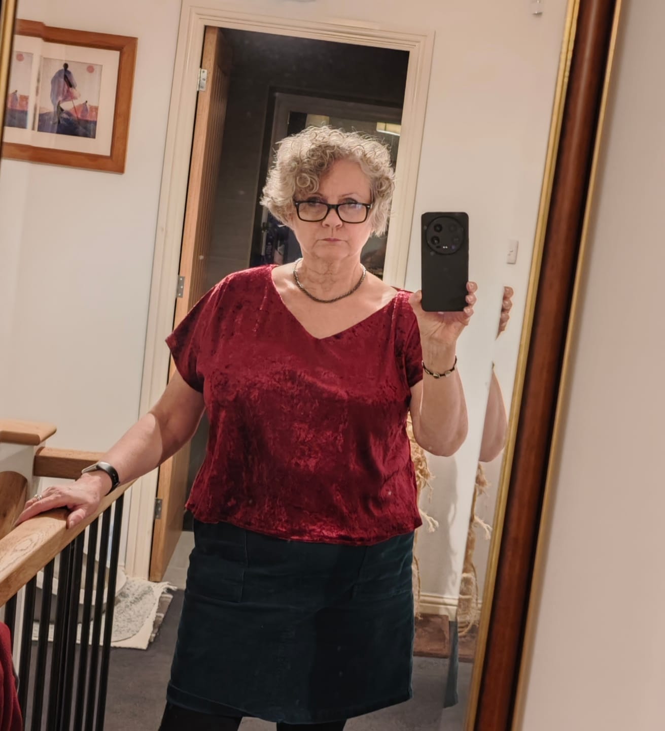 Customer photo review of Crushed Velvet Fabric