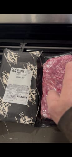 Customer photo review of 85% Ground Beef