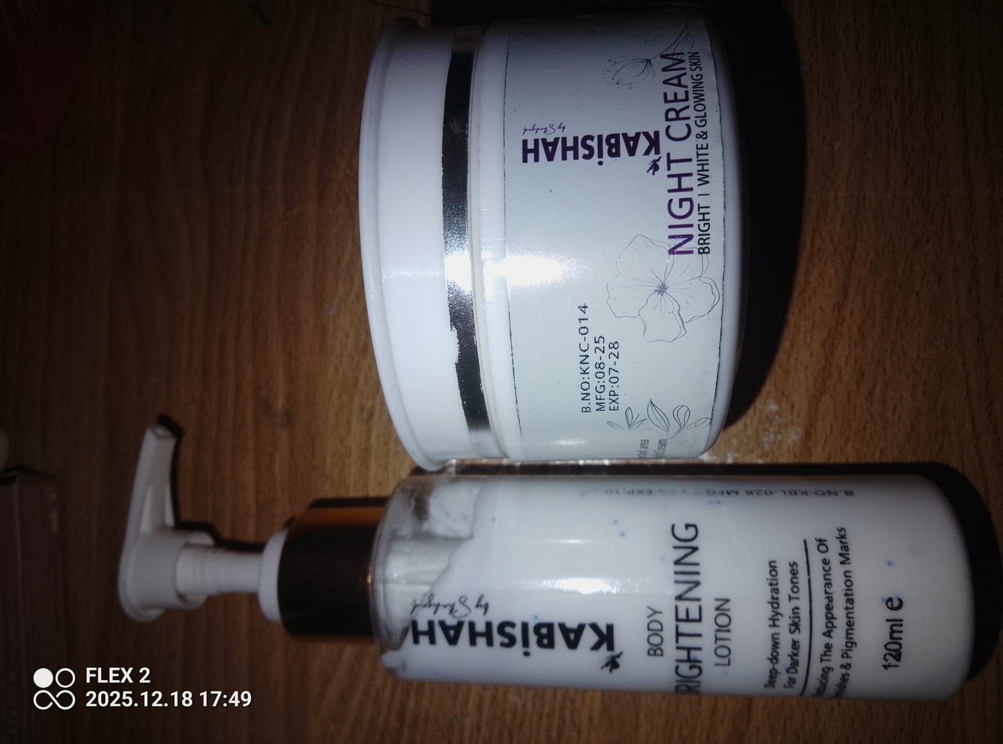 Customer photo review of Body Hydrating & Brightening Bundle