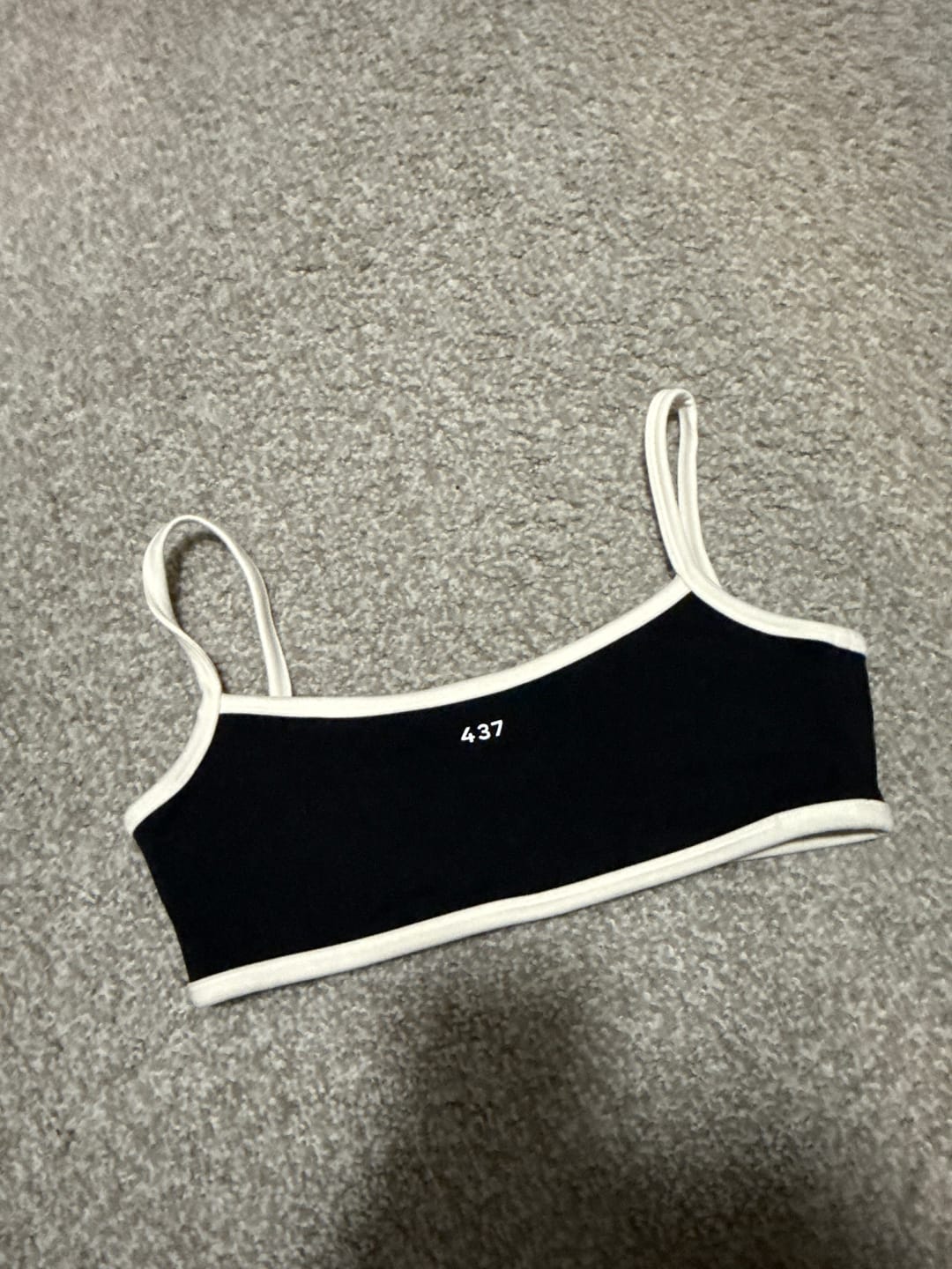 Customer photo review of The Micro Bra / Black-Cream