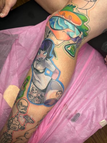 Customer photo review of Signature Tattoo Numbing Cream 5 TUBE