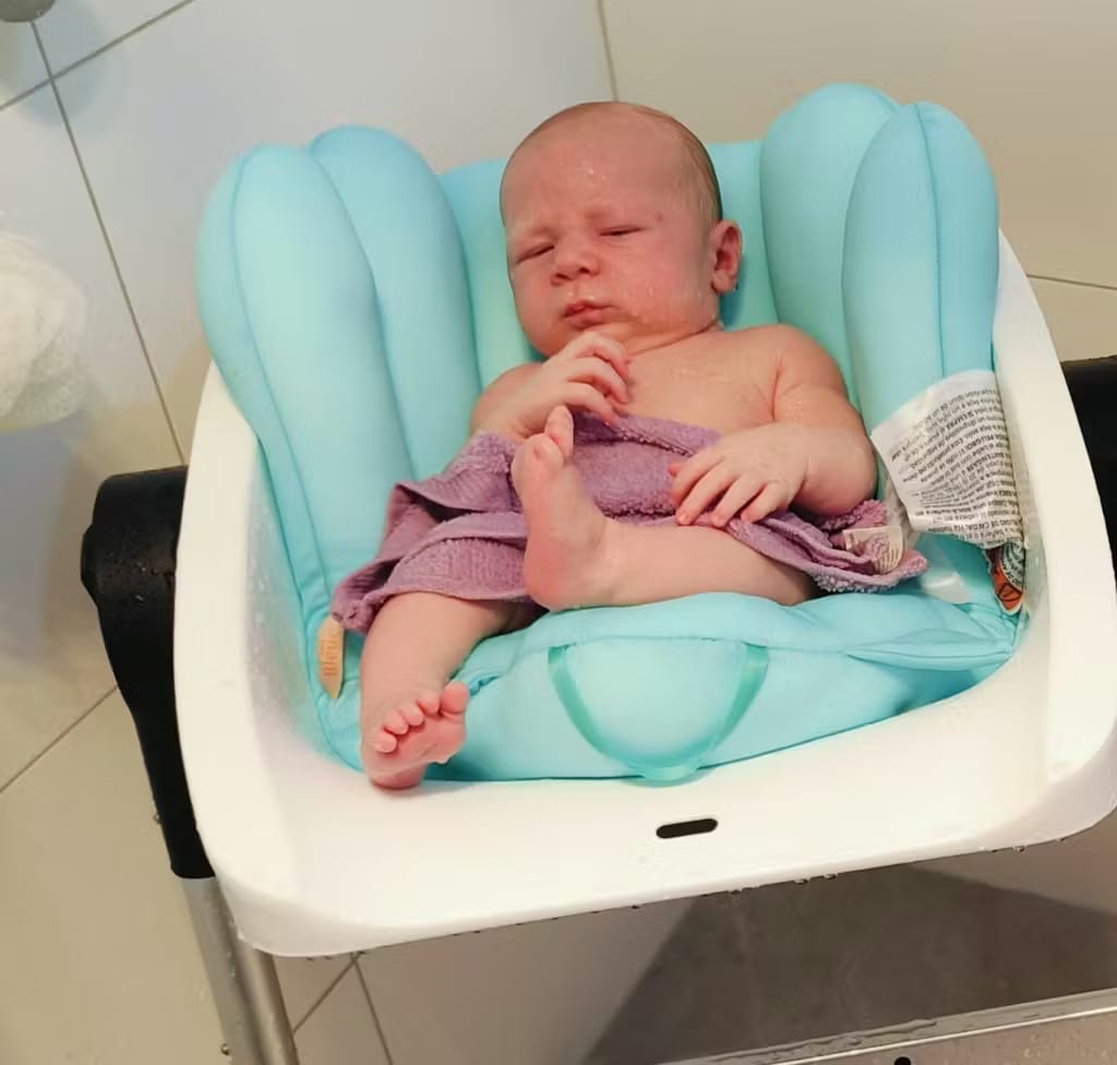 Customer photo review of Bleue Bebe's Sink Bather