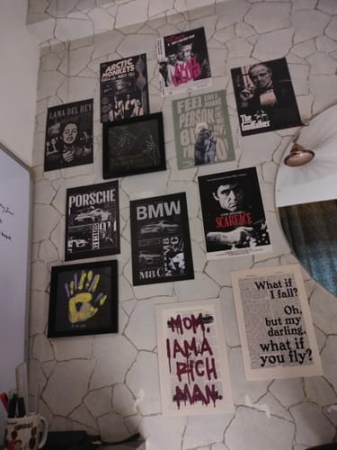 Customer photo review of CUSTOM WALL COLLAGE POSTERS