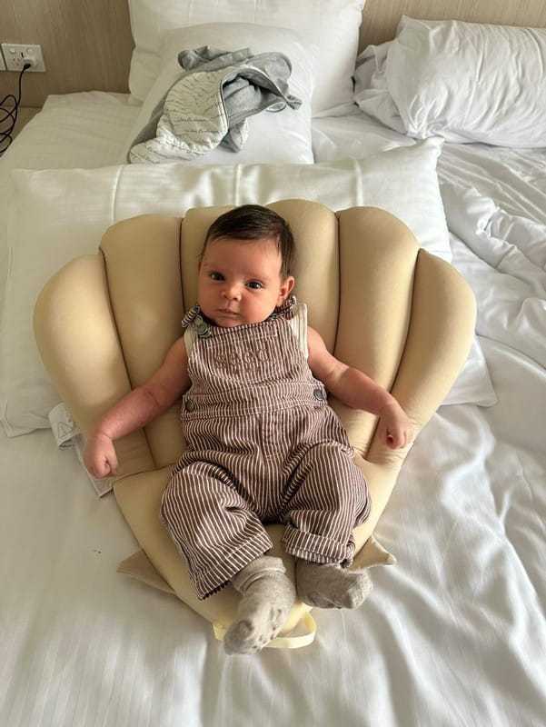 Customer photo review of Bleue Bebe's Sink Bather