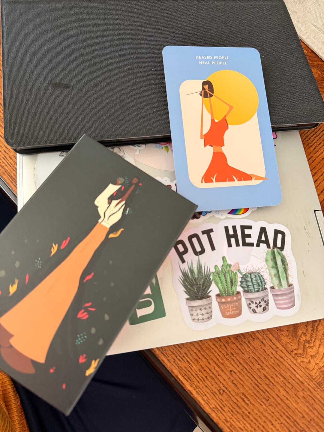 Customer photo review of Hindzsight Reminder Deck