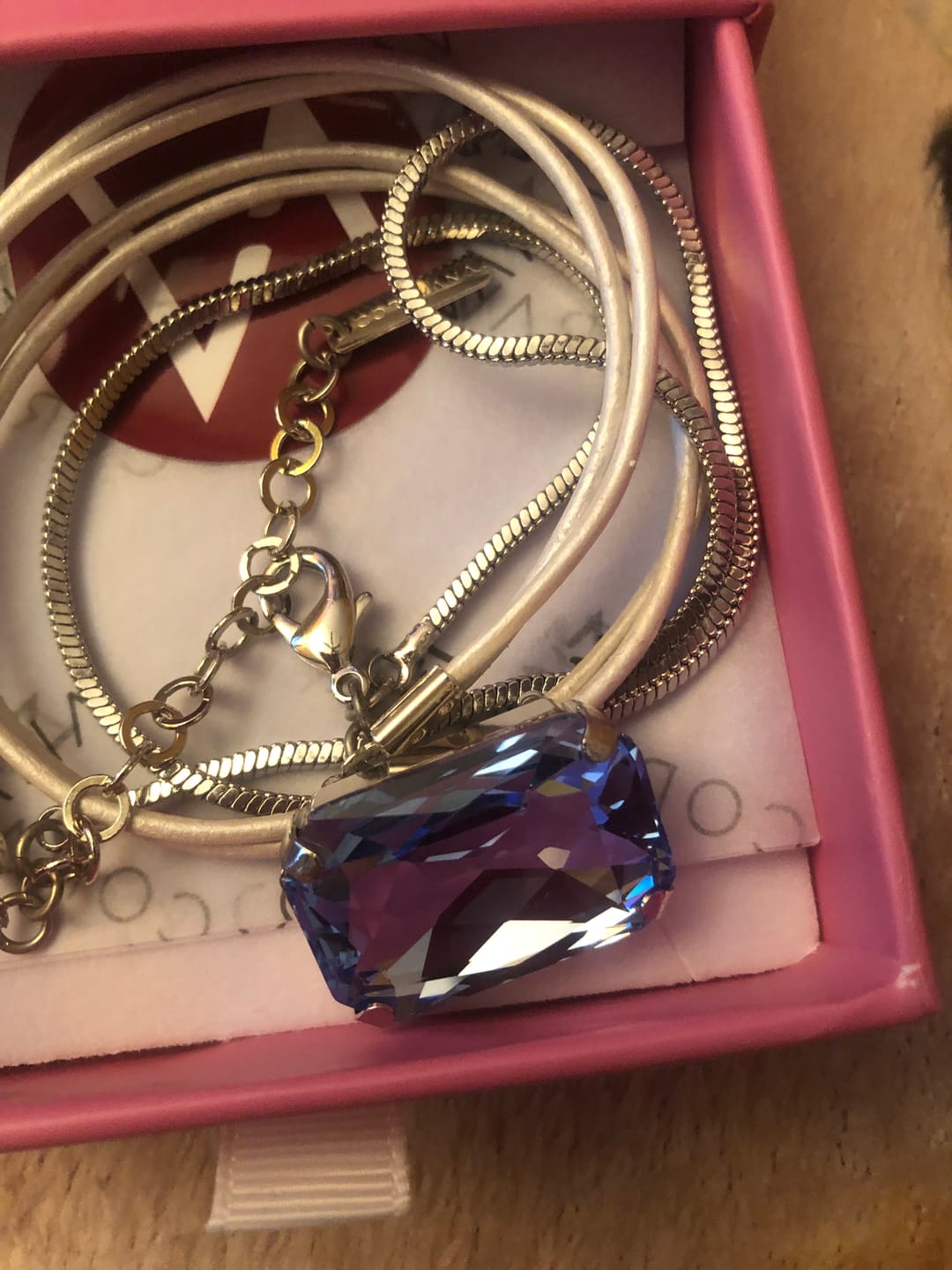 Customer photo review of The Gem Choker Necklace