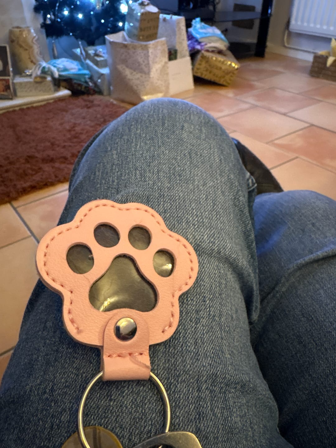 Customer photo review of FurEver With You – Pet Hair Keepsake Keyring