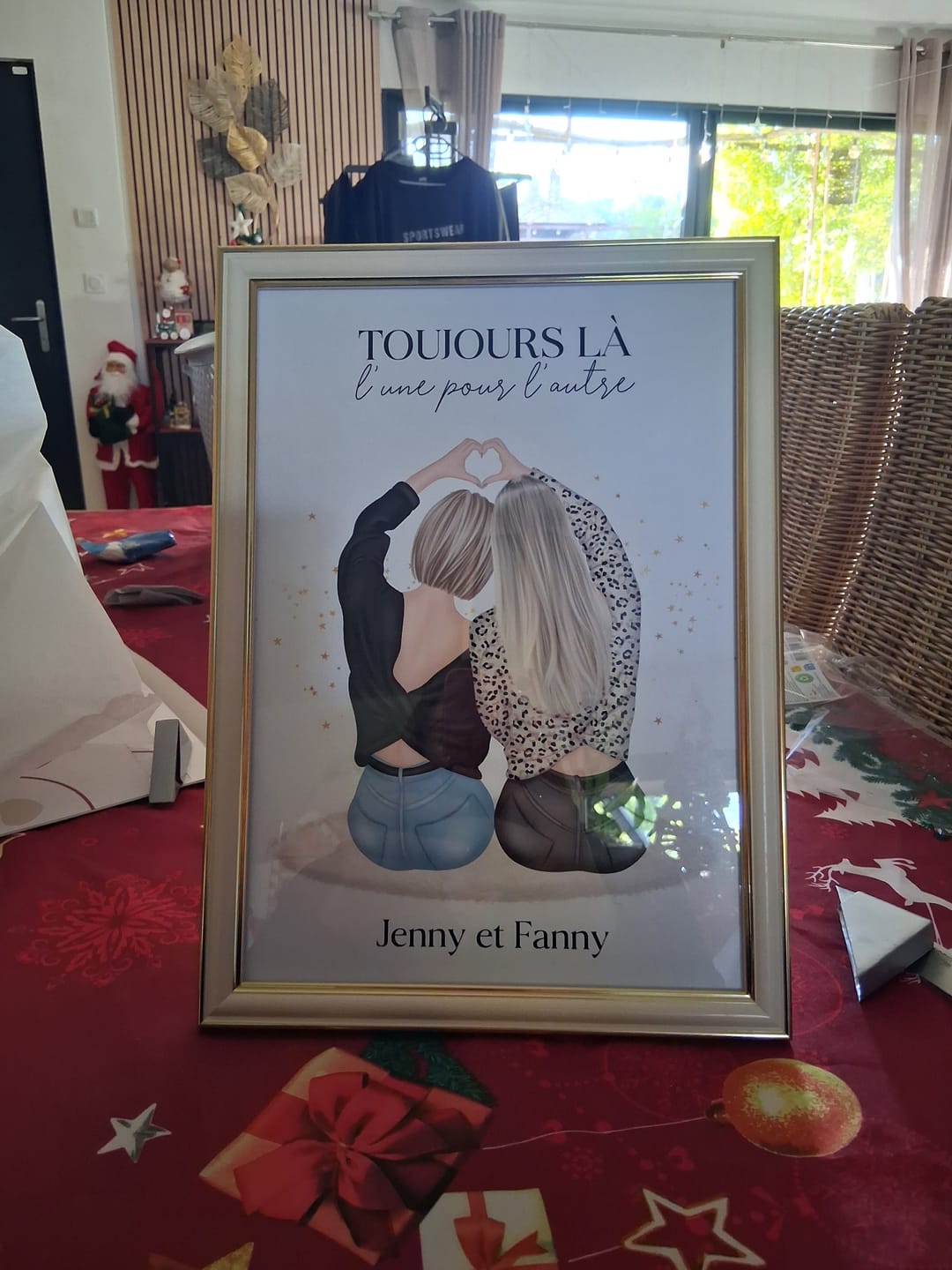 Customer photo review of Affiche Personnalisée - Meilleures Amies