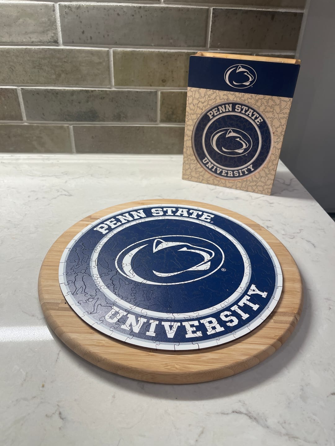 Customer photo review of Penn State University - Wooden Puzzle