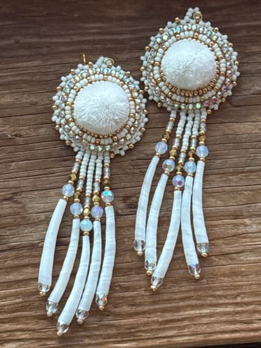 Customer photo review of Dyed Caribou fur Tufting bundles