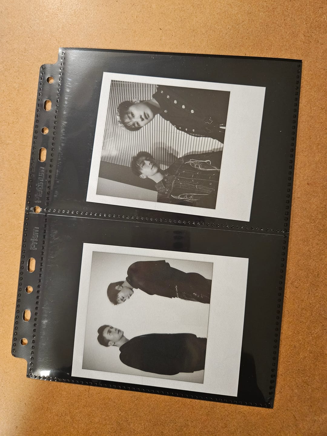 Customer photo review of B&W Custom A5 2-Pocket Pages - Postcard