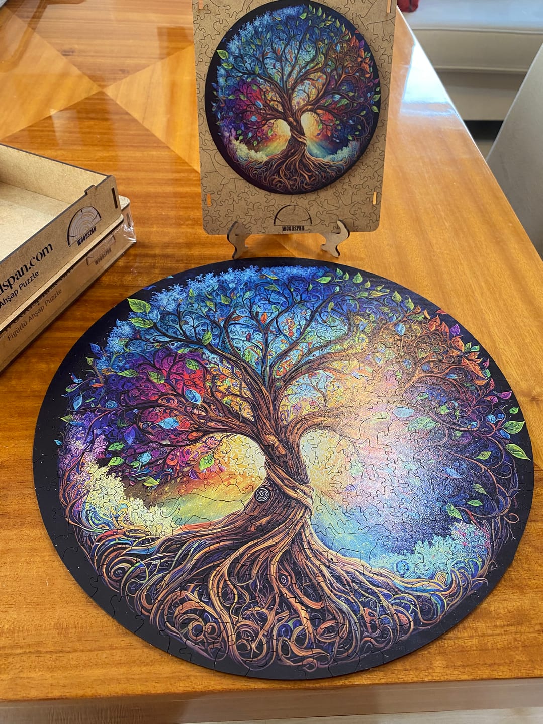 Customer photo review of Hayat Ağacı - Ahşap Puzzle