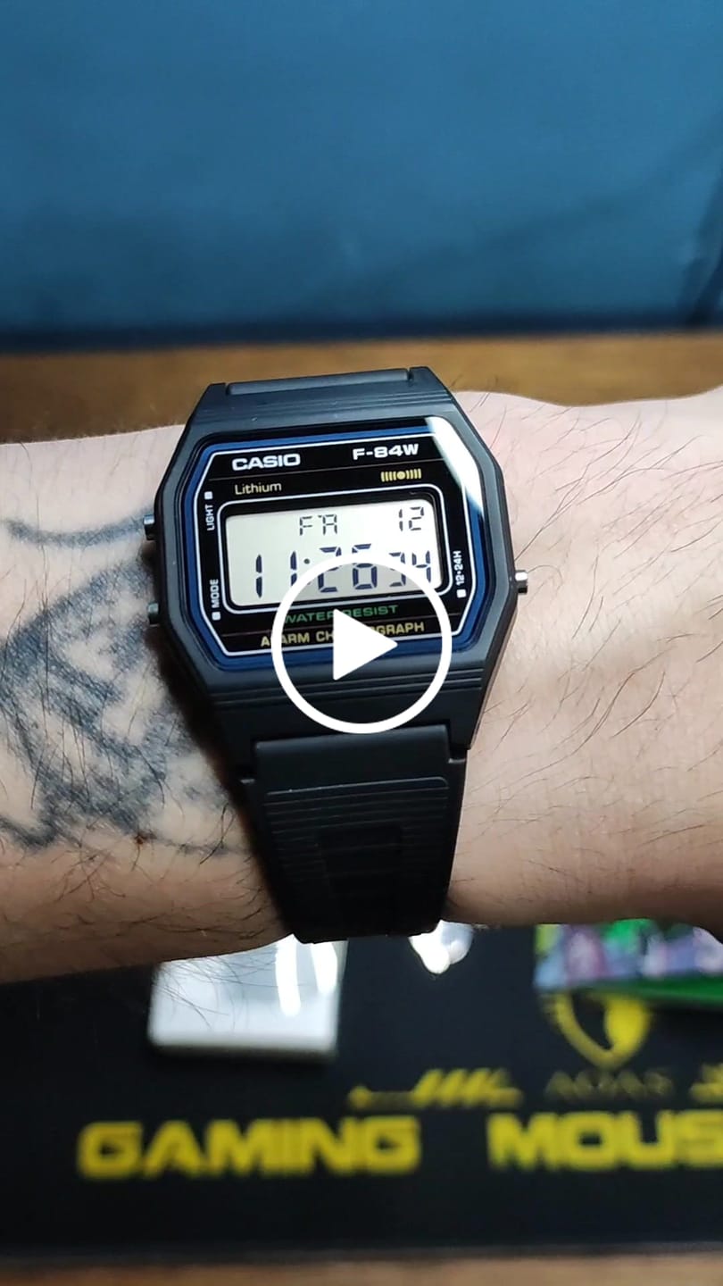 Customer video review of Reloj Casio Vintage F-84W-1 Mercado Japonés JDM