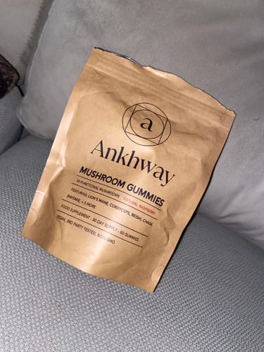Customer photo review of Mushroom Gummies