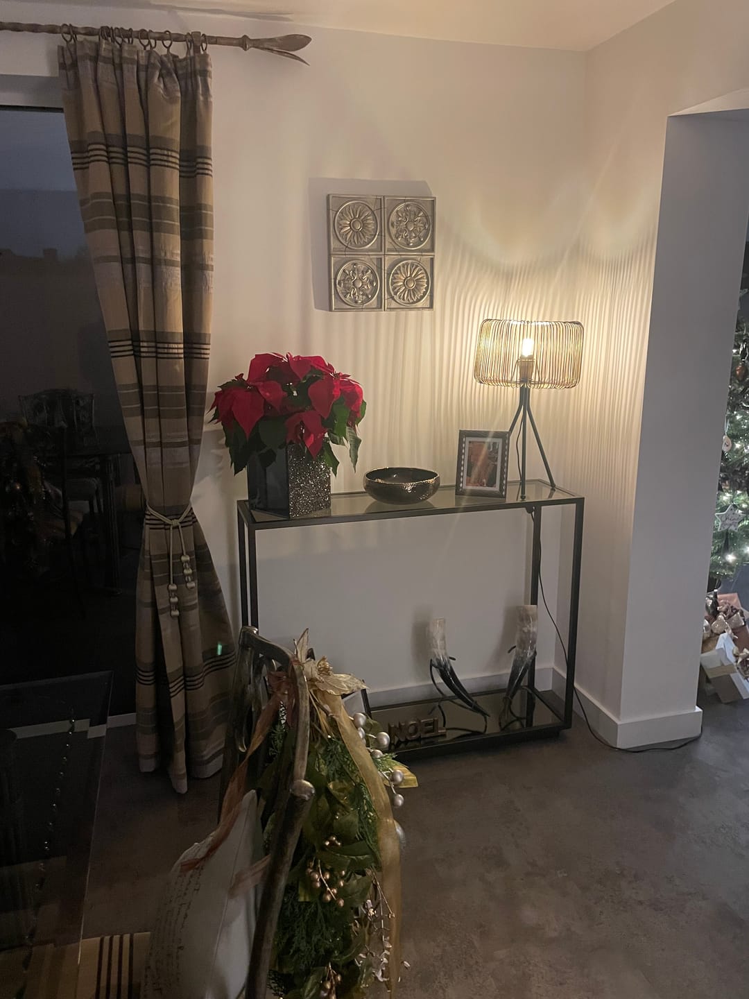 Customer photo review of Amara Console Table - Dark Bronze