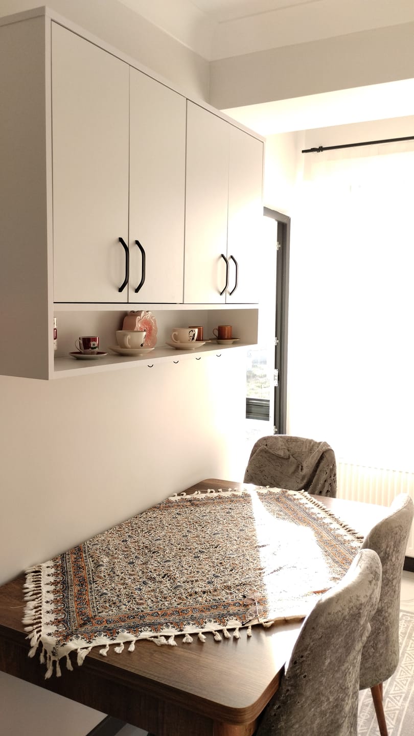 Customer photo review of Rani JE199 Kahve Köşesi Çok Amaçlı Dolap Üst Modül Mutfak Rafı Beyaz